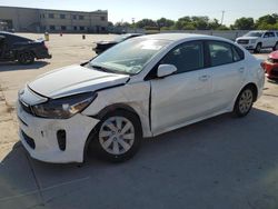 Salvage cars for sale at Wilmer, TX auction: 2020 KIA Rio LX