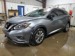 Salvage cars for sale at West Mifflin, PA auction: 2018 Nissan Murano S
