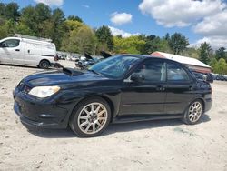 Salvage cars for sale from Copart Mendon, MA: 2007 Subaru Impreza WRX STI