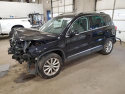Salvage cars for sale at Blaine, MN auction: 2017 Volkswagen Tiguan Wolfsburg
