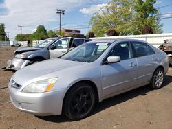 Salvage cars for sale from Copart New Britain, CT: 2005 Honda Accord EX