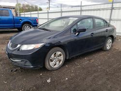Salvage cars for sale at New Britain, CT auction: 2014 Honda Civic LX