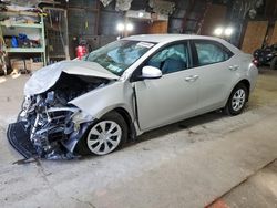 Salvage cars for sale from Copart Albany, NY: 2018 Toyota Corolla L