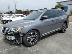 Nissan salvage cars for sale: 2017 Nissan Pathfinder S