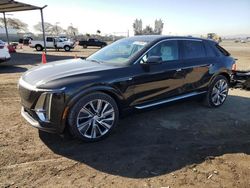 Salvage cars for sale from Copart San Diego, CA: 2024 Cadillac Lyriq Luxury