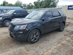 Salvage cars for sale at Wichita, KS auction: 2018 Ford Explorer Sport