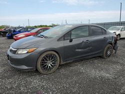 Salvage cars for sale from Copart Ottawa, ON: 2012 Honda Civic LX