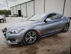 Salvage cars for sale at Apopka, FL auction: 2018 Infiniti Q60 Luxe 300