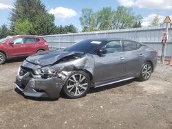 Salvage cars for sale from Copart Finksburg, MD: 2017 Nissan Maxima 3.5S