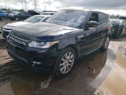 Salvage cars for sale from Copart Elgin, IL: 2016 Land Rover Range Rover Sport HSE