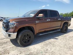 Salvage cars for sale from Copart Houston, TX: 2015 Toyota Tundra Crewmax 1794