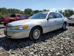 Salvage cars for sale at Waldorf, MD auction: 1998 Lincoln Town Car Signature