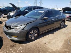 Salvage cars for sale at Elgin, IL auction: 2014 Honda Accord LX