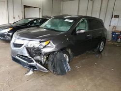 Salvage cars for sale at Madisonville, TN auction: 2010 Acura MDX Technology