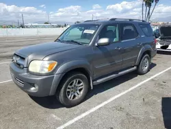 Salvage cars for sale at Van Nuys, CA auction: 2006 Toyota Sequoia Limited