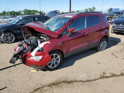 Salvage cars for sale at Woodhaven, MI auction: 2019 Ford Ecosport SE