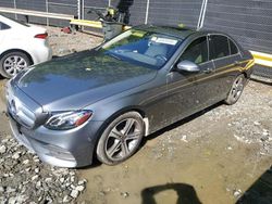 Salvage cars for sale at Waldorf, MD auction: 2018 Mercedes-Benz E 300