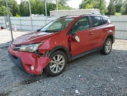 Salvage cars for sale from Copart Augusta, GA: 2015 Toyota Rav4 Limited