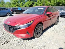 Salvage cars for sale at Waldorf, MD auction: 2022 Hyundai Elantra SEL