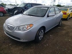 Salvage cars for sale at Elgin, IL auction: 2010 Hyundai Elantra Blue