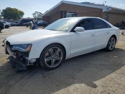 Salvage cars for sale at Hayward, CA auction: 2013 Audi A8 Quattro