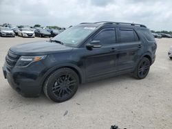 Salvage cars for sale at San Antonio, TX auction: 2014 Ford Explorer Sport