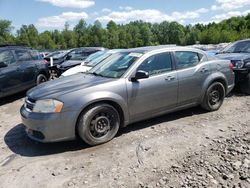Salvage cars for sale at Duryea, PA auction: 2012 Dodge Avenger SE