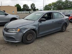 Salvage cars for sale from Copart Moraine, OH: 2015 Volkswagen Jetta Base