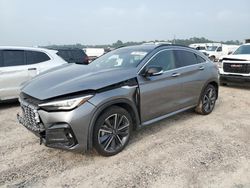 Salvage cars for sale at Houston, TX auction: 2023 Infiniti QX55 Luxe