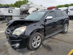 Salvage cars for sale at Kansas City, KS auction: 2011 Chevrolet Equinox LTZ