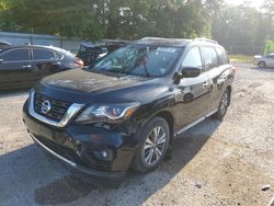 Salvage cars for sale from Copart Greenwell Springs, LA: 2017 Nissan Pathfinder S