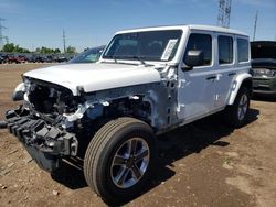 Salvage cars for sale at Elgin, IL auction: 2020 Jeep Wrangler Unlimited Sahara