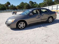 Salvage cars for sale at Fort Pierce, FL auction: 2006 Honda Accord EX