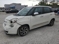Salvage cars for sale from Copart Opa Locka, FL: 2014 Fiat 500L Lounge