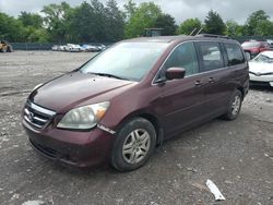 Honda salvage cars for sale: 2007 Honda Odyssey EXL