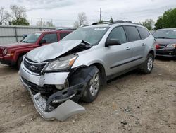 Salvage cars for sale at Lansing, MI auction: 2013 Chevrolet Traverse LS
