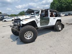 Salvage cars for sale from Copart Midway, FL: 2014 Jeep Wrangler Unlimited Sahara