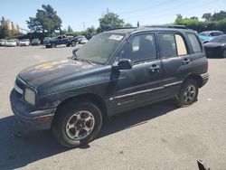 Chevrolet Tracker salvage cars for sale: 1999 Chevrolet Tracker