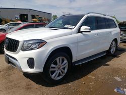 Salvage cars for sale from Copart Elgin, IL: 2017 Mercedes-Benz GLS 450 4matic