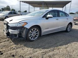 Salvage cars for sale from Copart San Diego, CA: 2017 Ford Fusion SE Hybrid