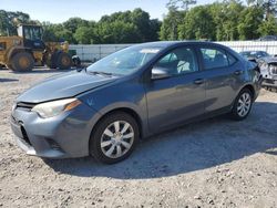Salvage cars for sale at Augusta, GA auction: 2014 Toyota Corolla L
