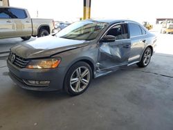 Salvage cars for sale at Tucson, AZ auction: 2013 Volkswagen Passat SEL