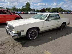 Salvage cars for sale at Woodburn, OR auction: 1981 Cadillac Eldorado
