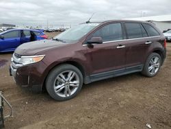 Salvage cars for sale at Brighton, CO auction: 2012 Ford Edge Limited