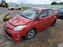 Salvage cars for sale from Copart Mcfarland, WI: 2015 Toyota Prius