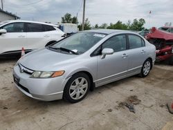 Honda salvage cars for sale: 2007 Honda Civic LX