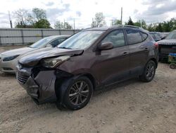 Salvage cars for sale at Lansing, MI auction: 2015 Hyundai Tucson Limited