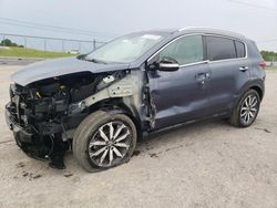 Salvage cars for sale at Chatham, VA auction: 2019 KIA Sportage EX