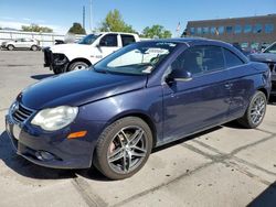 Salvage cars for sale at Littleton, CO auction: 2007 Volkswagen EOS 2.0T Luxury