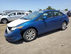 Salvage cars for sale from Copart San Diego, CA: 2012 Honda Civic EX